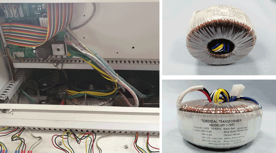 君凌工業(yè)自動化控制設(shè)備環(huán)形變壓器在自動電腦裁線機、全自動端子壓接機上的應(yīng)用